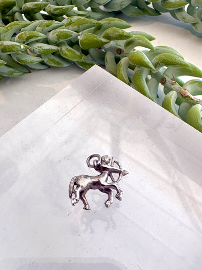 Sagitarius Pendant {Silver/Estate}