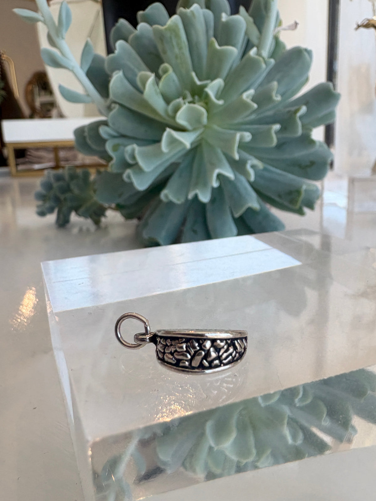 Taco Charm {Silver/Estate}