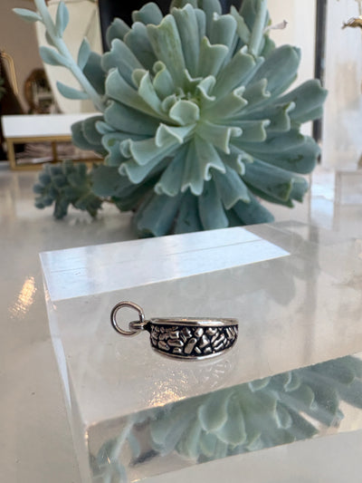 Taco Charm {Silver/Estate}