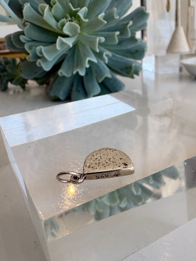 Taco Charm {Silver/Estate}
