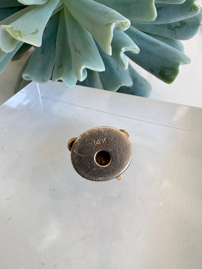 Rotary Telephone Charm {Estate/14kt}