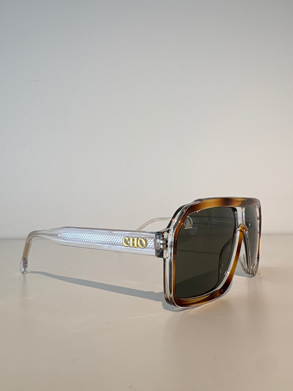 Sebastian Cho Bold Aviator {Tortoise/Clear}