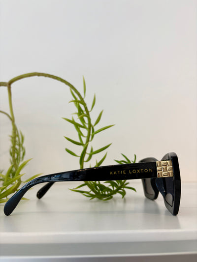 Palma Oversized Cateye Sunglasses {Black}