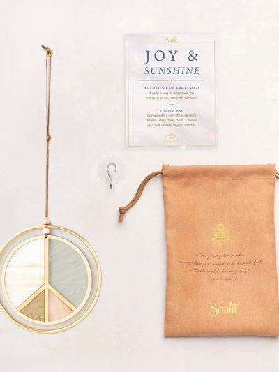 Stained Glass Light Catcher {Peace Sign}