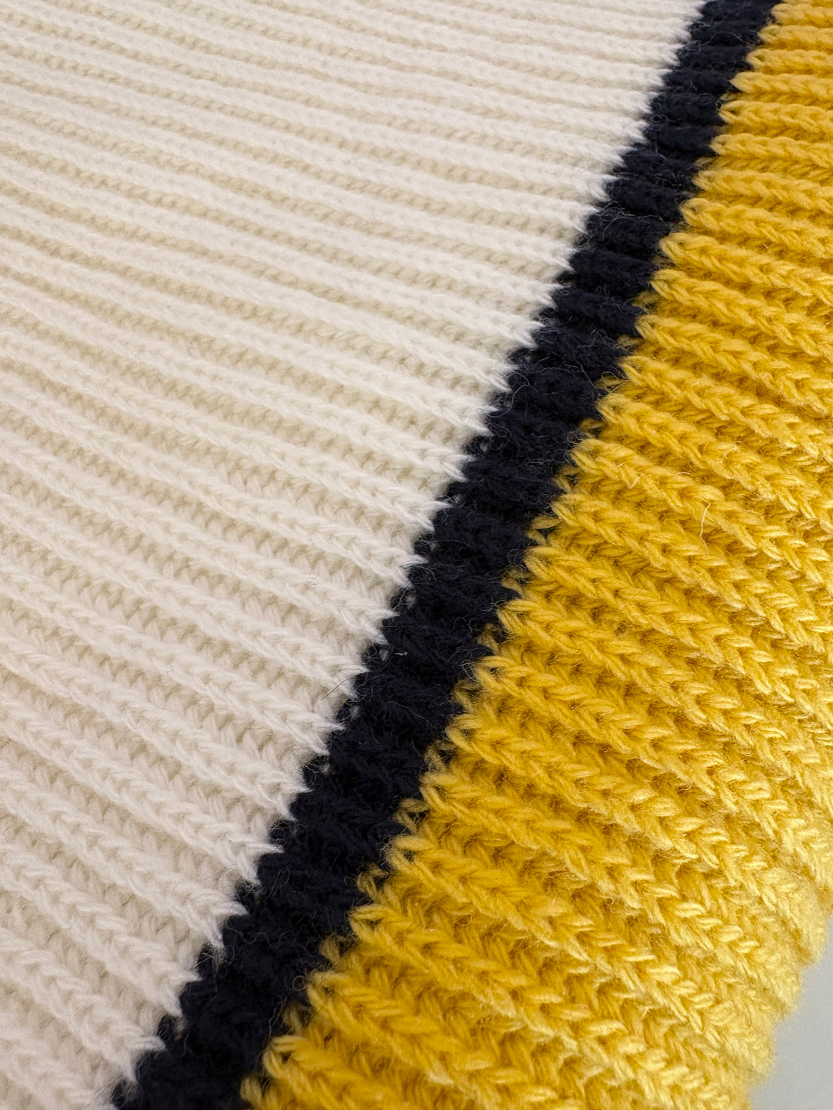 Montauk Colorblock Scarf {Cream/Golden}