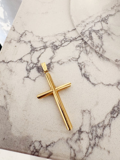 Classic Cross Pendant {14kt/Estate}