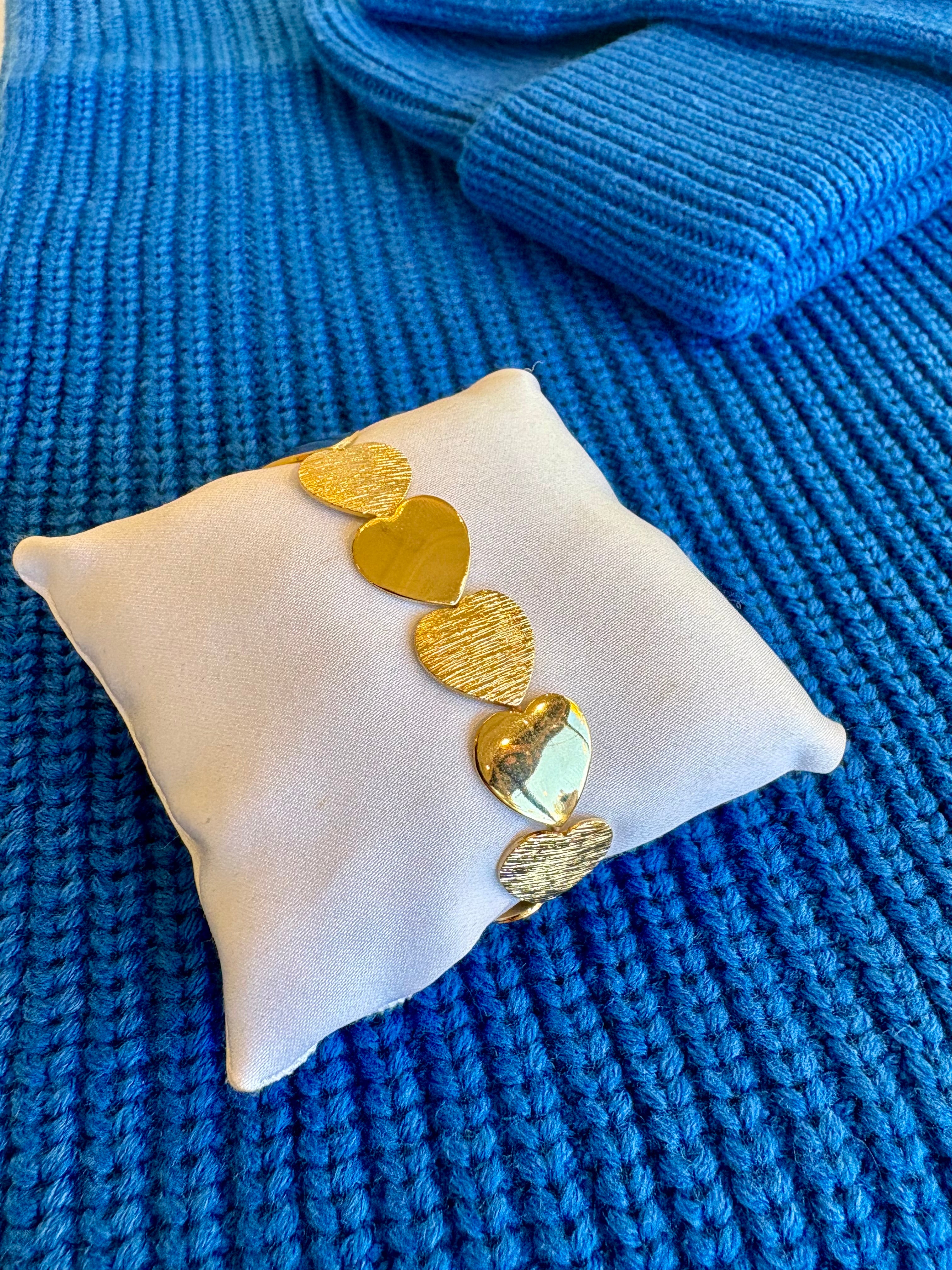 Romeo Heart Bracelet {Gold}