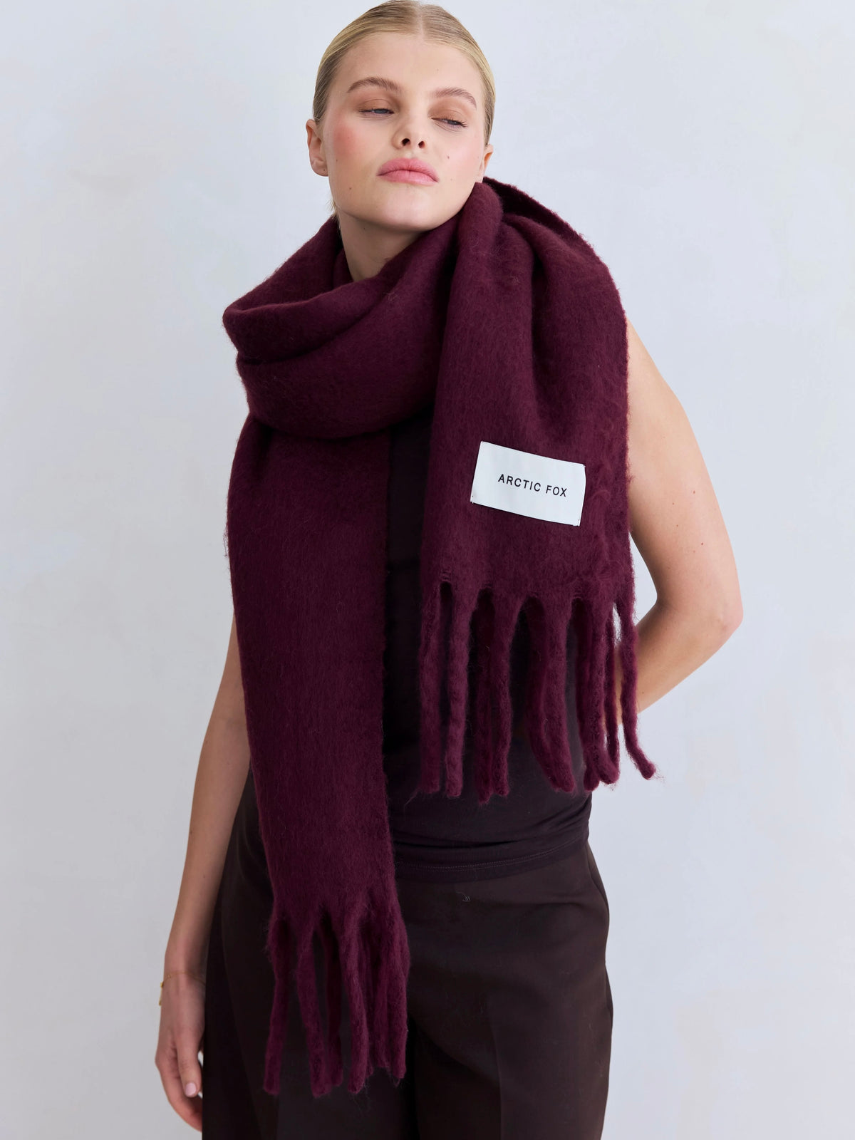 Stockholm Scarf {Cherry Lacquer}
