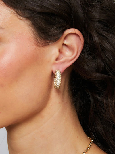 Dolly Pave Hoops {Gold}