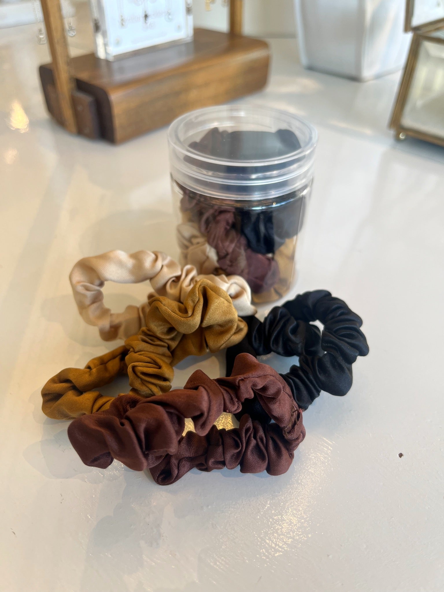 Hair Scrunchie Set of 4 {Multi}