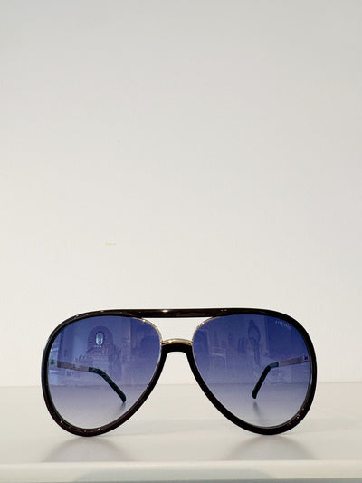 Shay Unisex Aviator Sunglasses {Burgundy}