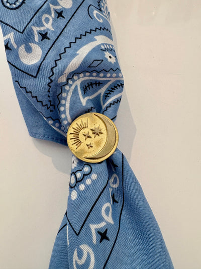 Bandana Slide {Moon and Stars Coin}