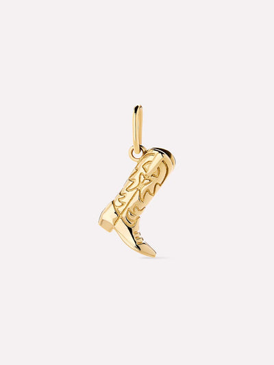 Cowboy Boot Charm {10k}