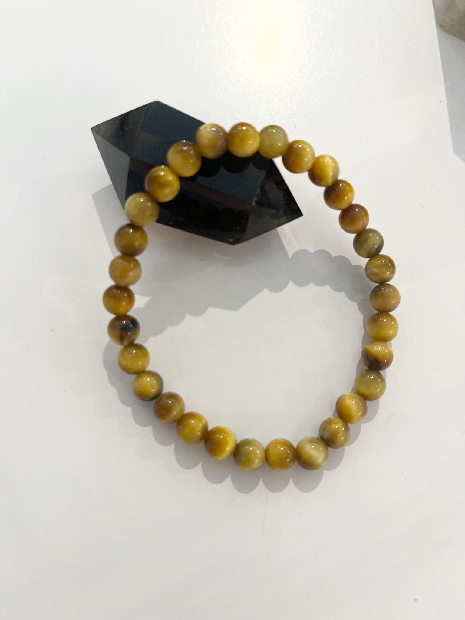 Honey Tiger Eye Energy Stone Braceclet {6mm}