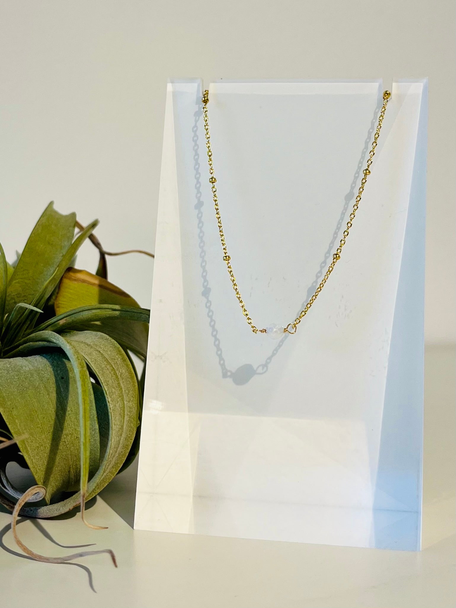 Dot Necklace {Gold}