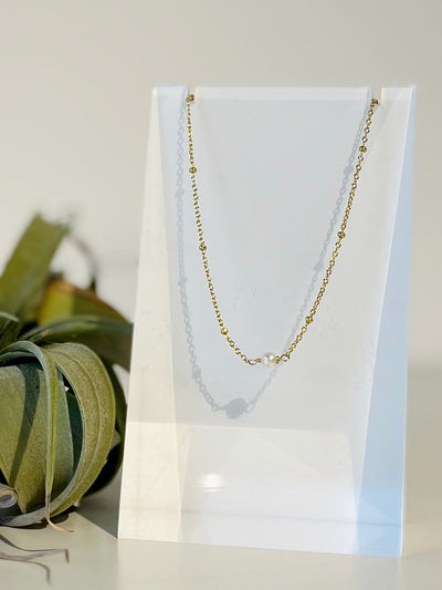 Dot Necklace {Gold}