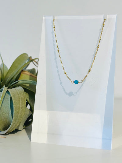 Dot Necklace {Gold}